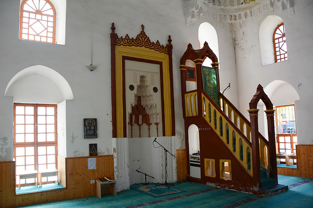 Albania, Vlorë, Interior of Muradie Mosque