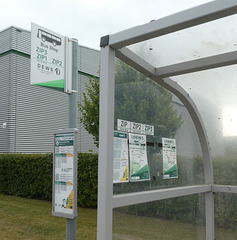 Bus stop/shelter on Wellington Rod, near Ely - 26 Jul 2025 (P1210707)
