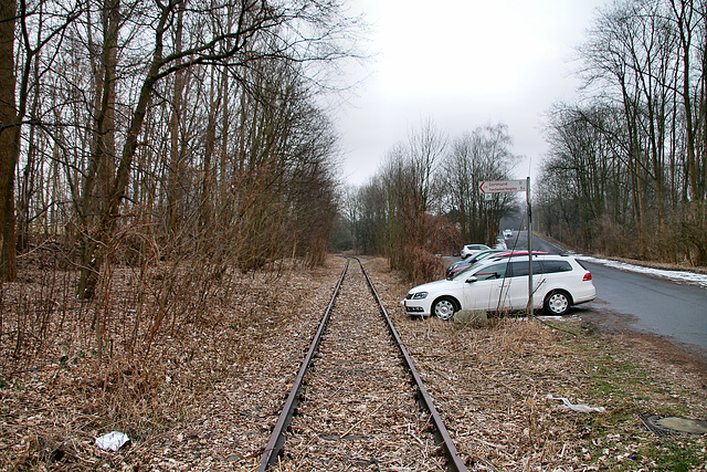 Anschlussgleis von RWE (Hagen-Hengstey) / 3.03.2018