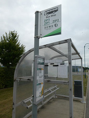 Bus stop/shelter on Wellington Rod, near Ely - 26 Jul 2025 (P1210706)