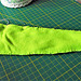 The initial start of the hand sewn caterpillar