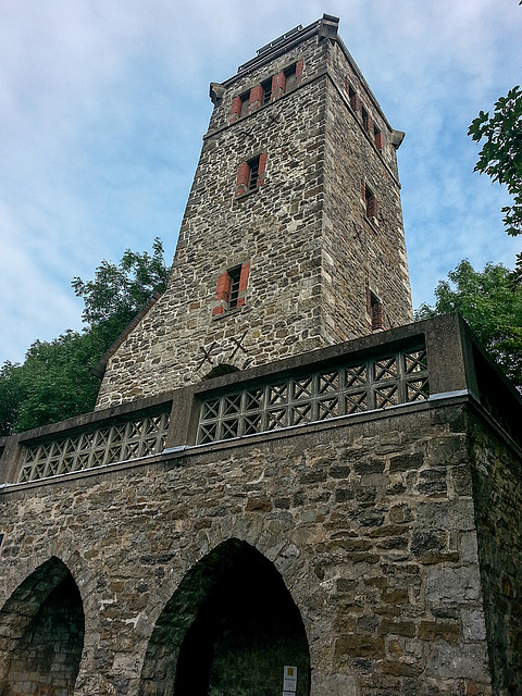 20140903 039Hw [D~SHG] Klippenturm, Wesergebirge, Rinteln