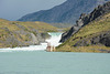Chile, Paine River and Salto Grande Waterfall