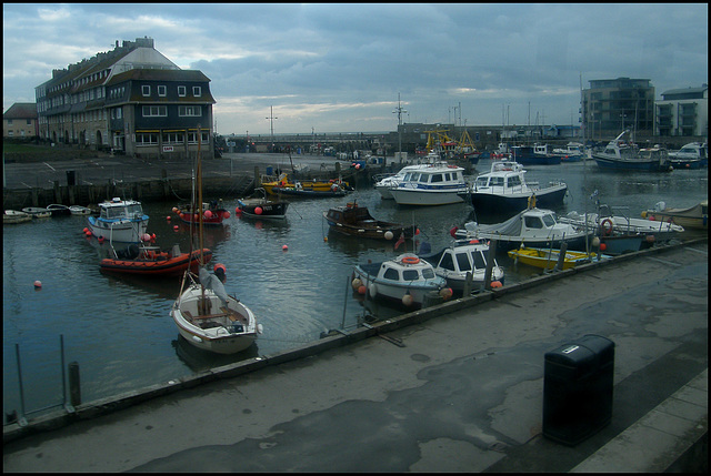 harbour at dusk