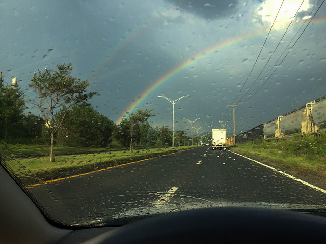 America by Car - Rain and Train