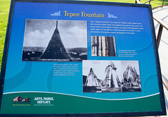 Hot Springs State Park WY Tepee fountain(#0614)