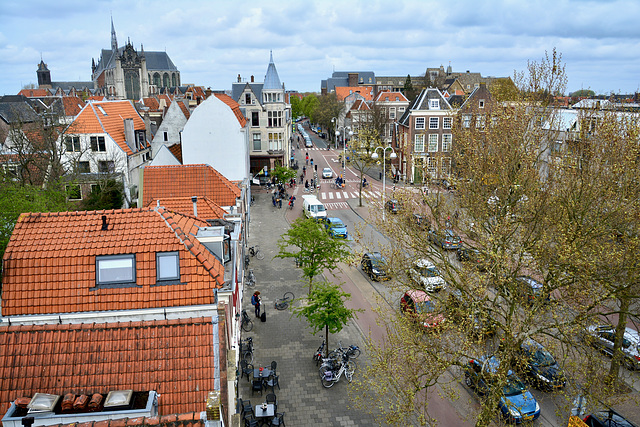 VIew of the St Jorissteeg and Watersteeg