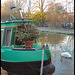 narrowboat Christmas tree