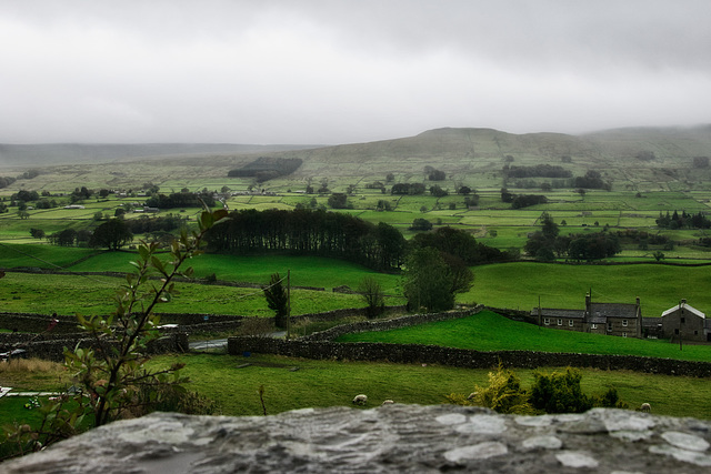 Above Hardraw on a very wet and miserable day!