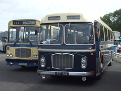 DSCF5470 Ulsterbus BXI 2599 and Royal Blue 837 SUO at Showbus - 25 Sep 2016