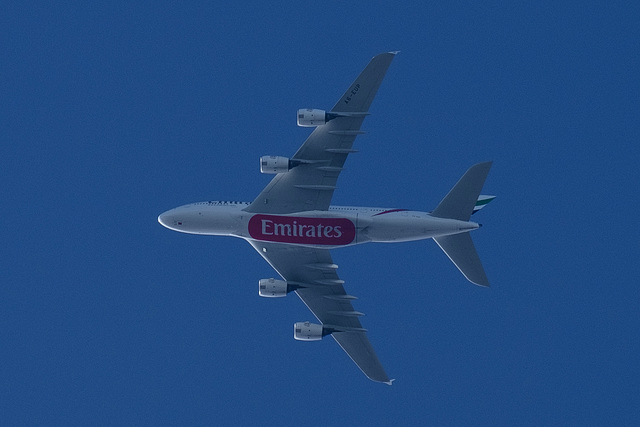 A6-EUP over South Yorkshire