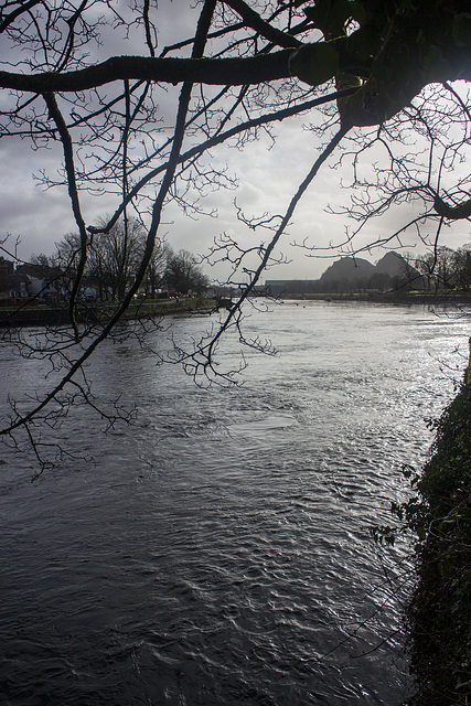 Dumbarton Rock and the River Leven