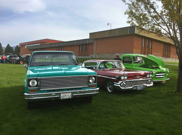 Two Chevys and a Dodge