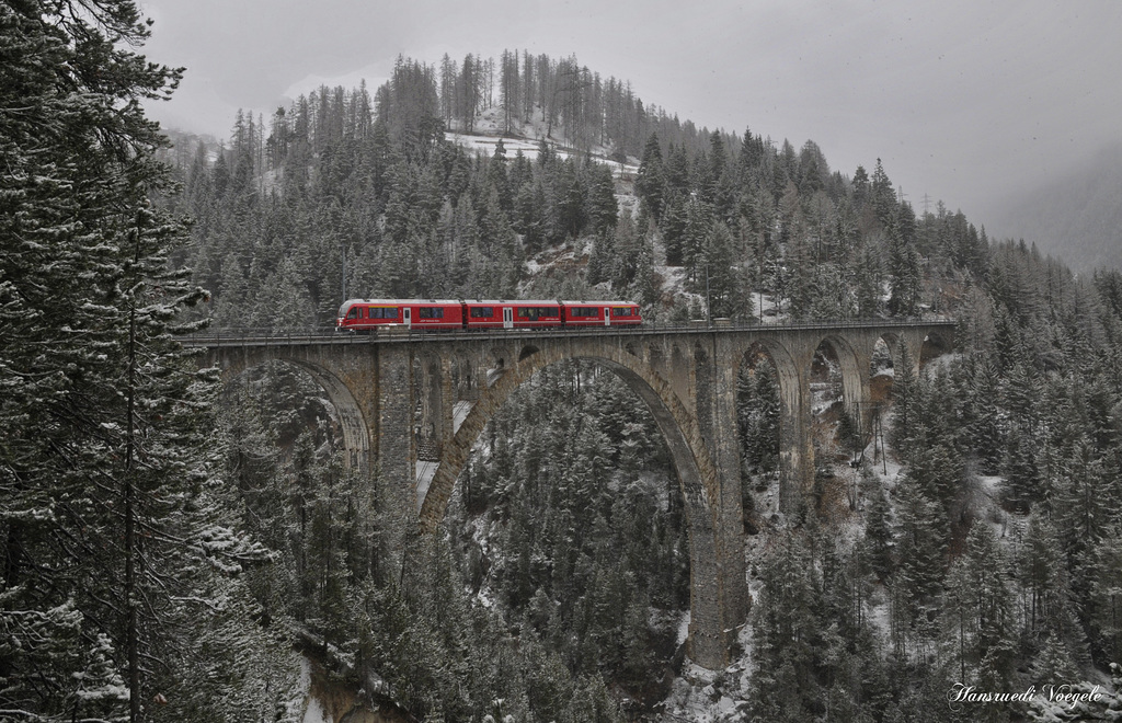 Viadukt der Rätischen Bahn