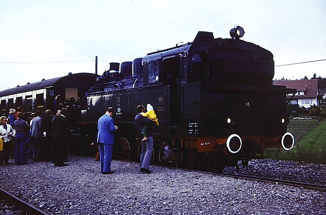 Sonderfahrt 1976 - GES Lok Nr. 16