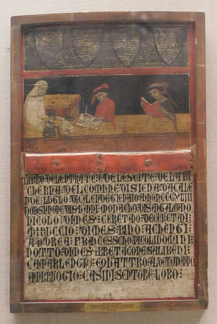 Cover of an Account Book for Biccherna in the Metropolitan Museum, March 2022