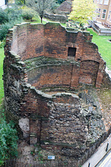 Roman Wall, with attractive deck in background