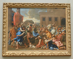 The Abduction of the Sabine Women by Poussin in the Metropolitan Museum of Art, February 2019