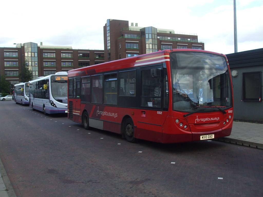 Regal Busways MX10 DXO in Southend - 25 Sep 2015 (DSCF1822)