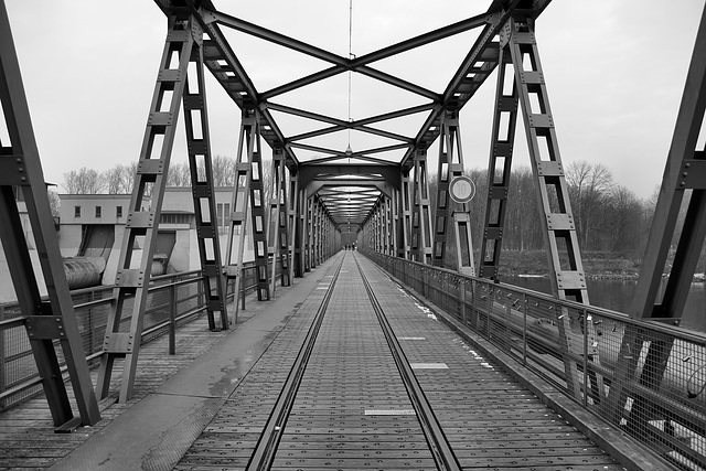 Brücke des RWE-Anschlussgleises über der Ruhr (Herdeckde) / 3.03.2018