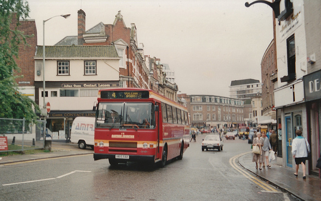 Eastern Counties Omnibus Company S15 (H615 RAH) in Norwich – 9 Aug 1993 Eastern Counties Omnibus Company S15 (H615 RAH) in Norwich – 9 Aug 1993