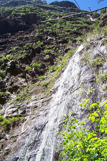 ES - Adeje - Wasserfall im Barranco del Infierno