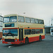 First Eastern Counties 93 (F153 XYG) in Bury St. Edmunds – 16 Jan 1999