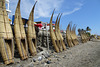 Reed Canoes On Huanchaco Beach