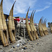 Reed Canoes On Huanchaco Beach