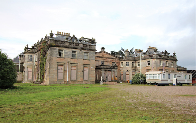 Entrance Facade, Letham Grange, Angus, Scotland