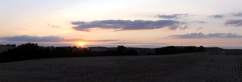 Sonnenuntergang Hilsbach