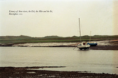 Estuary of three rivers, the Esk, the Mite at Ravenglass (Scan from 1993)