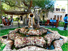 AbuDhabi : questa bella fontana accoglie i visitatori fino a tarda notte