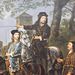 Detail of the Equestrian Portrait of Cornelis and Michiel Pompe van Meerdervoort with Their Tutor and Coachman by Cuyp in the Metropolitan Museum of Art, July 2011