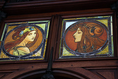 Musée Carnavalet . Reconstitution de la bijouterie Fouquet par Alfons Mucha .