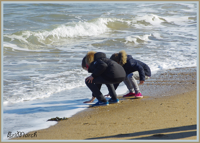 Sur la plage