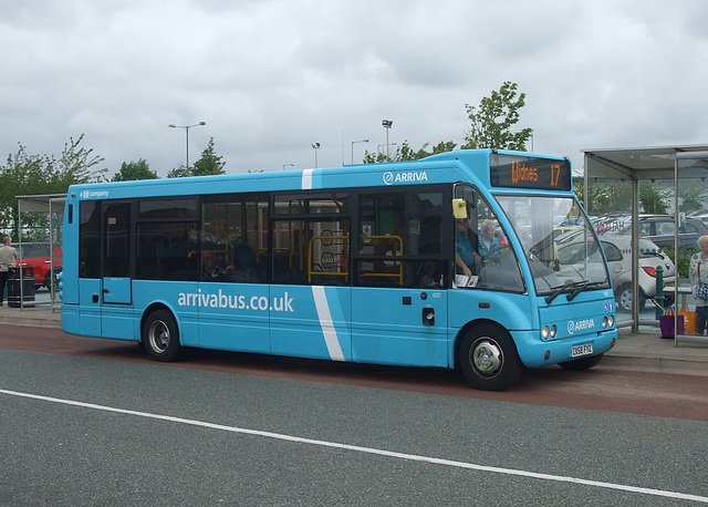 DSCF7807 Arriva Merseyside 680 (CX58 FYZ) in Widnes - 15 Jun 2017
