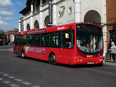 First Eastern Counties (Ipswich Reds) 69005 (AU05 DME) in Ipswich - 8 Jul 2022 (P1120299)