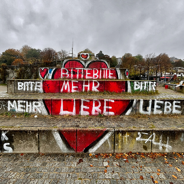 Kann man ja mal propagieren, bei dem ganzen Hass auf unserer Kugel - Hamburg