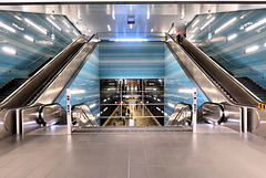 Hamburg  -  U-Bahn Station "Überseequartier"