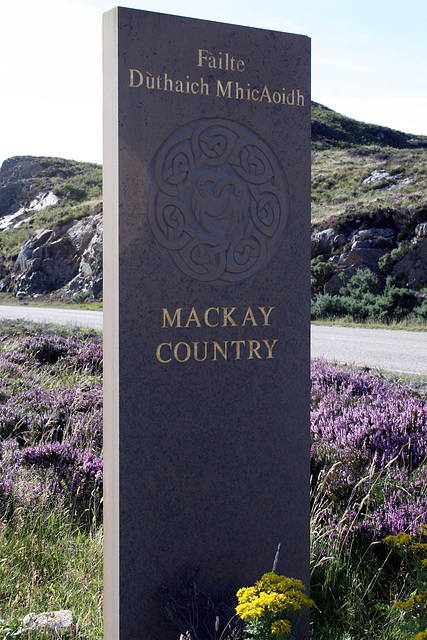 Mackay Monument near Kylesku,Sutherland,Scotland 10th September 2015