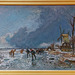 "Scène d'hiver avec patineurs" (Johan Barthold Jongkind - 1864)