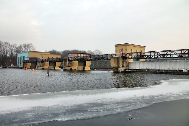 Stauwehr des Hengsteysees (Herdecke) / 3.03.2018