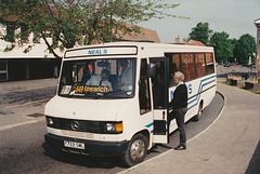Neal's Travel F722 SML  in Mildenhall - 31 May 1992