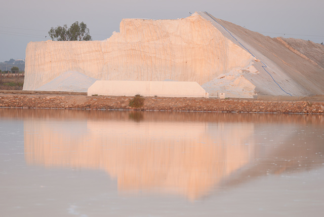 Castro Marim, Salt iceberg, dawn