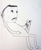 vieux dessiné par l'enfant