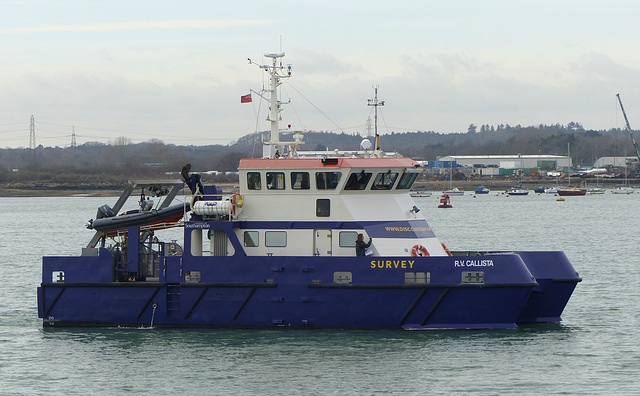 R.V. Callista at Southampton - 27 January 2015