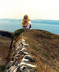 Blonde Girl at Falmouth, 1995