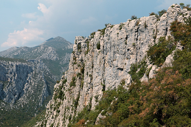 Nationalpark Paklenica - Ausblick vom Höhenweg zum Krivi kuk