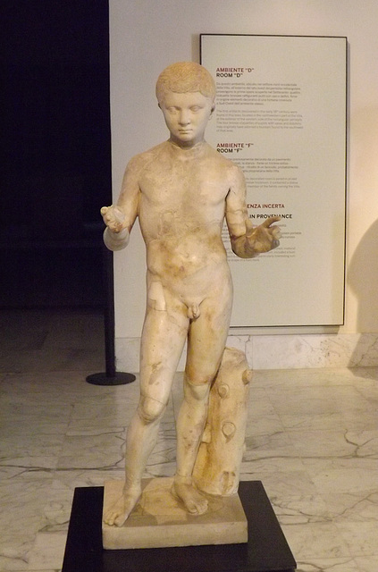 Young Boy from the Villa Dei Papiri in the Naples Archaeological Museum, June 2013